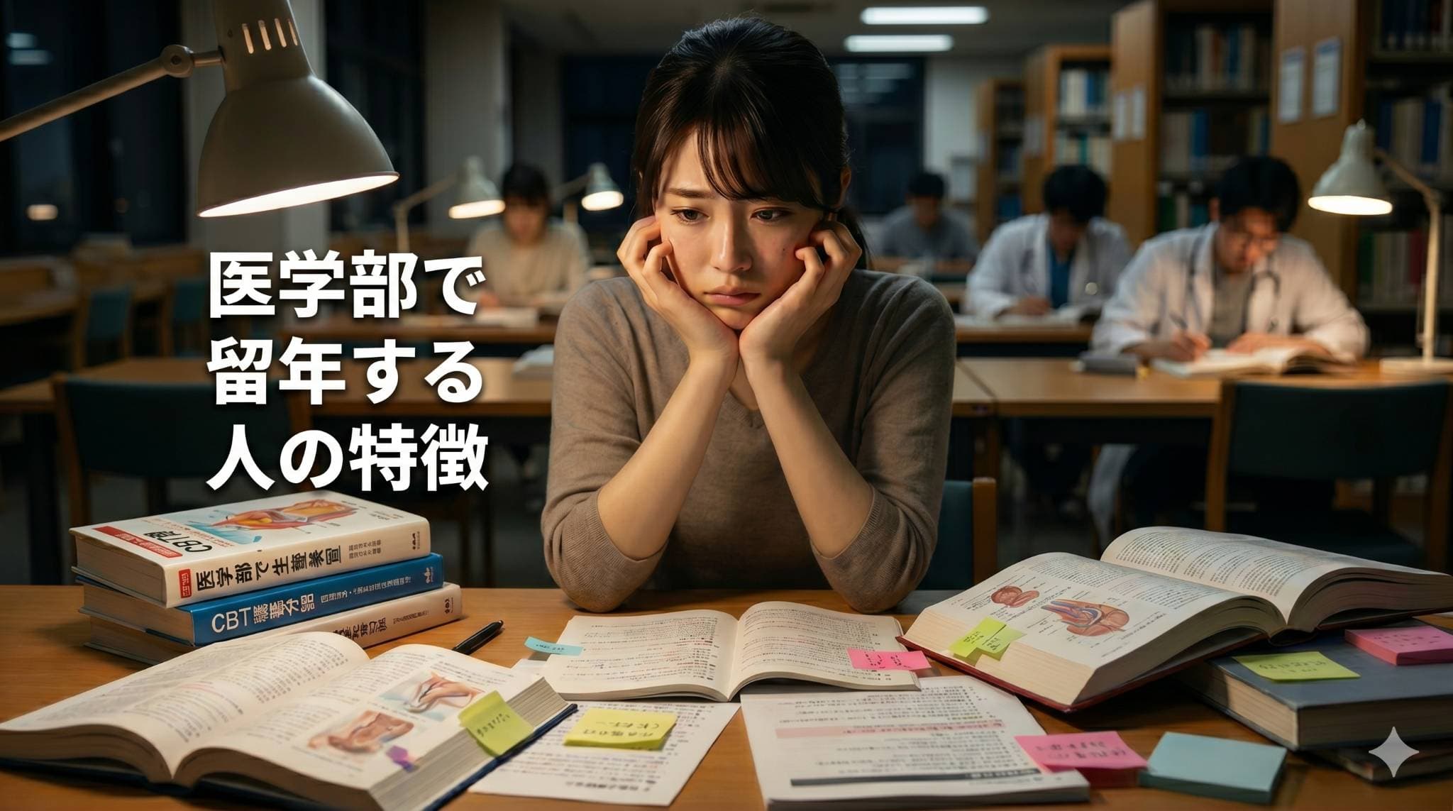 医学部で留年する人の特徴7選|あなたは大丈夫?CBT・進級で落ちる共通パターン