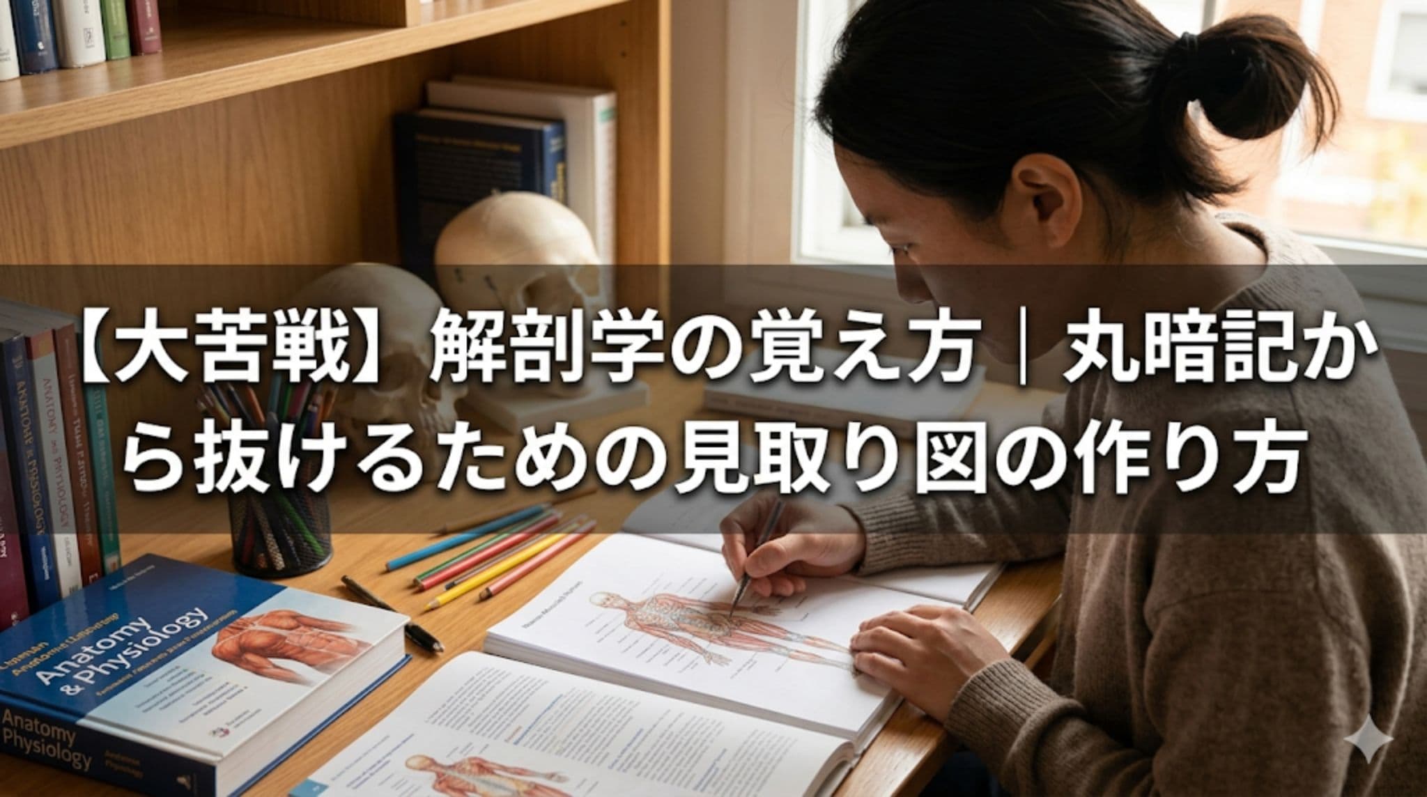 【大苦戦!?】解剖学の覚え方|丸暗記から抜けるための見取り図の作り方