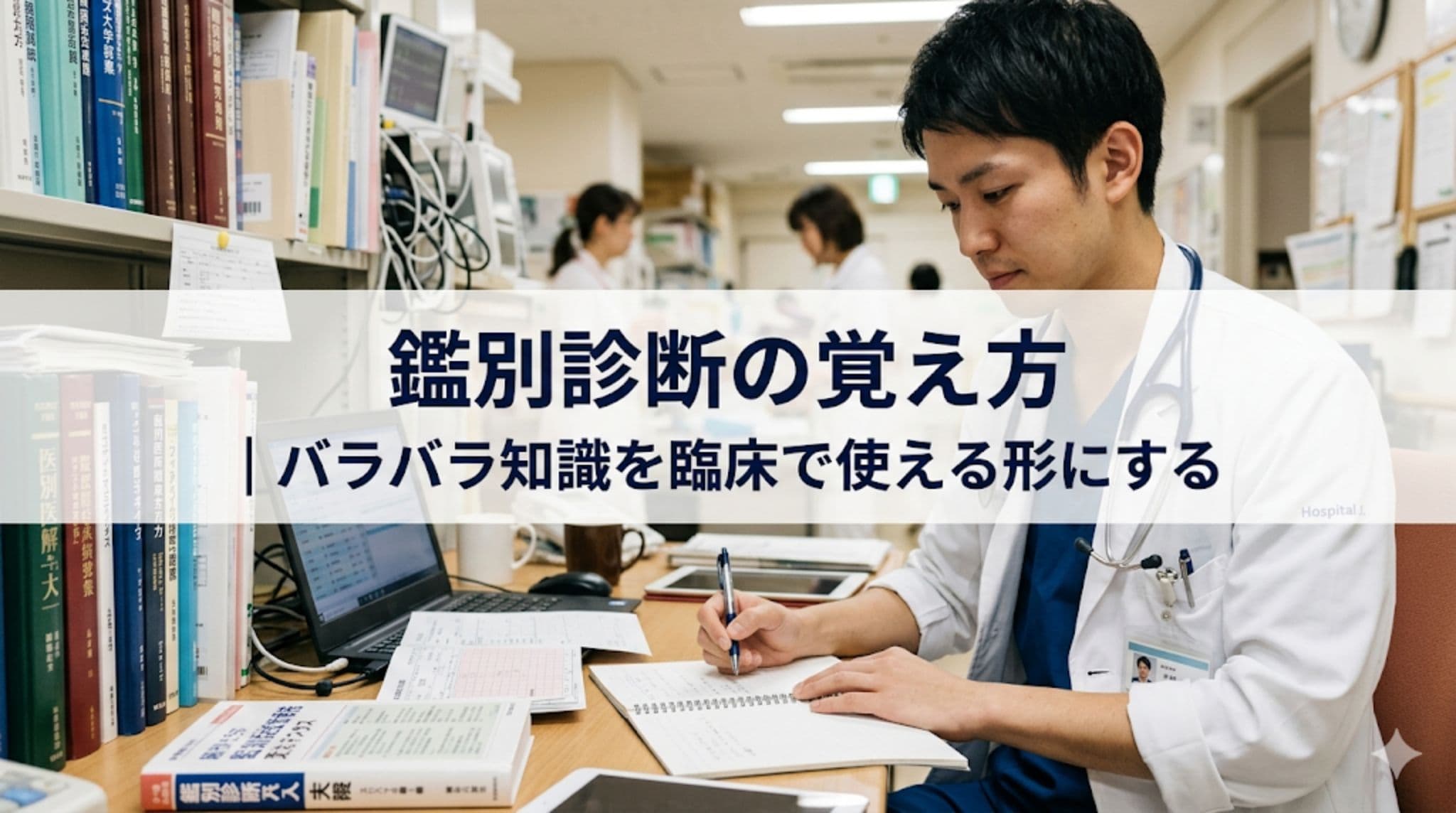 鑑別診断の覚え方|バラバラ知識を臨床で使える形にする