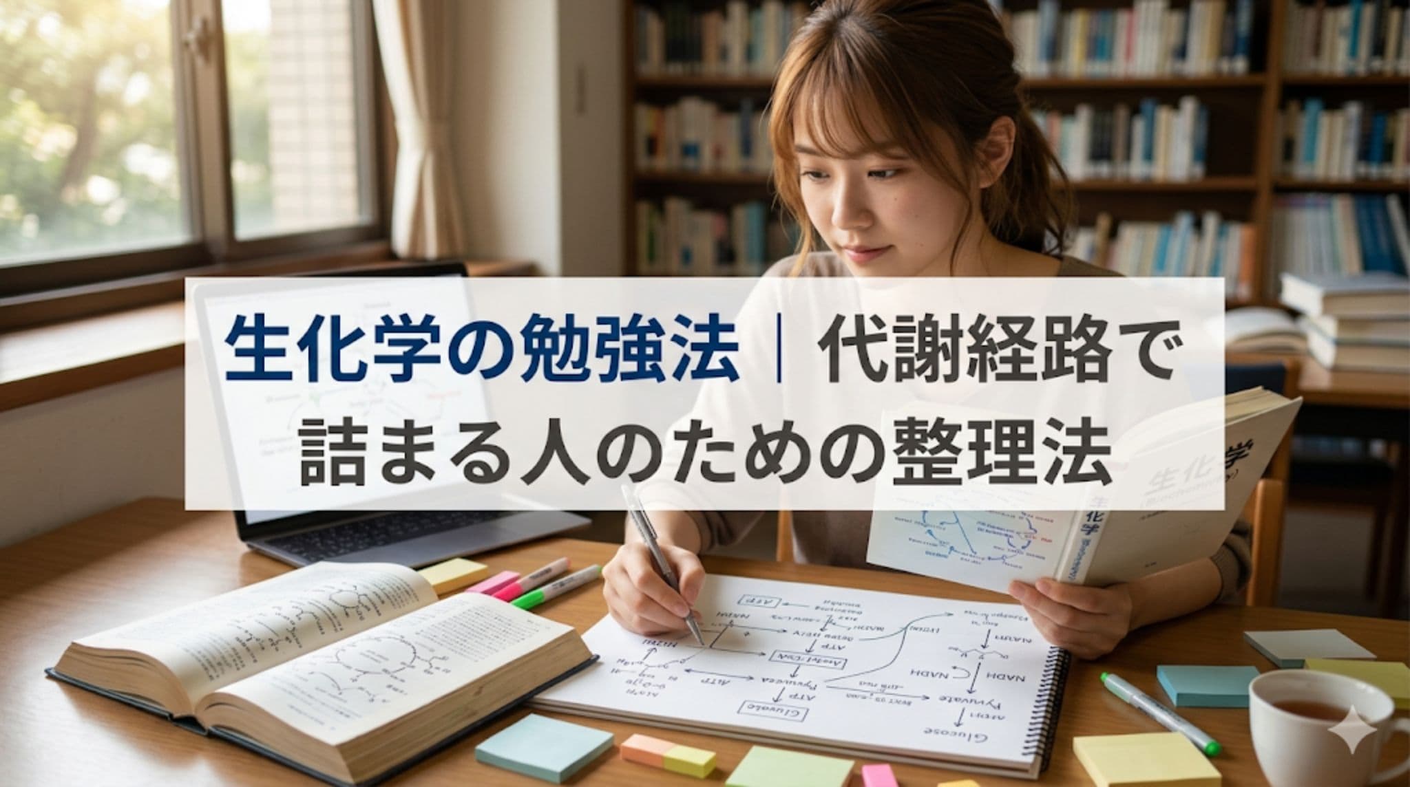 生化学の勉強法|代謝経路で詰まる人のための整理法