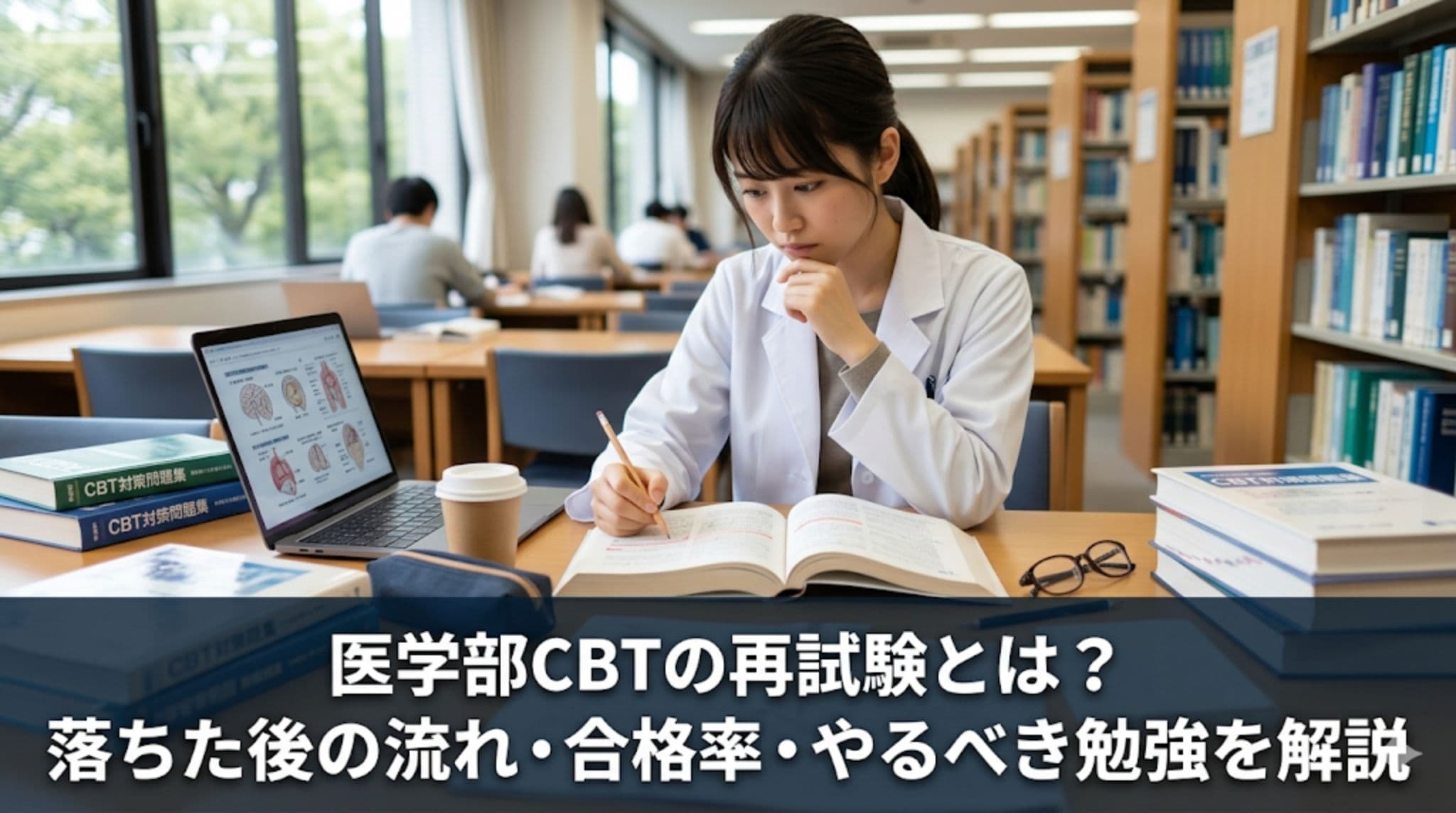 医学部CBTの再試験とは?落ちた後の流れ・合格率・やるべき勉強を解説