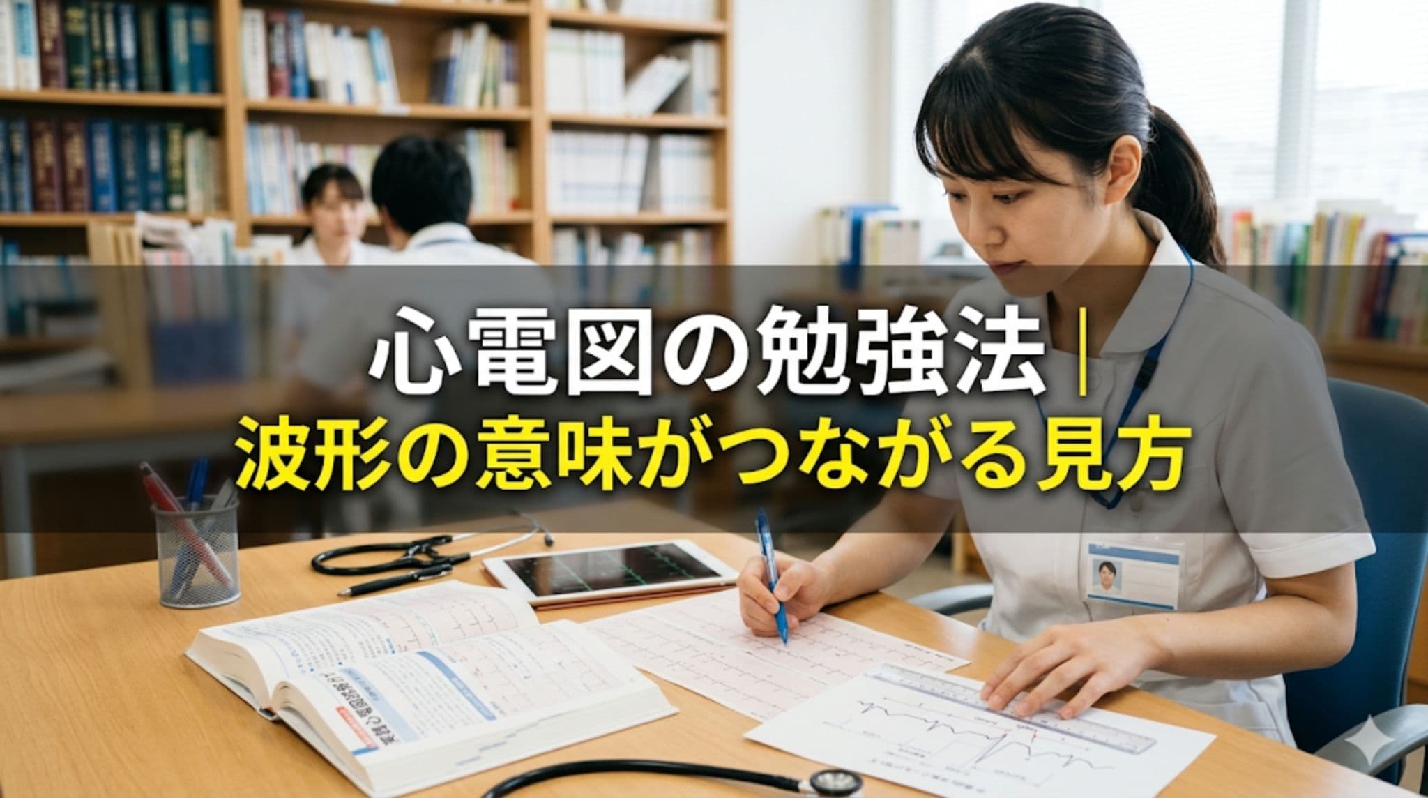 心電図の勉強法|波形の意味がつながる見方