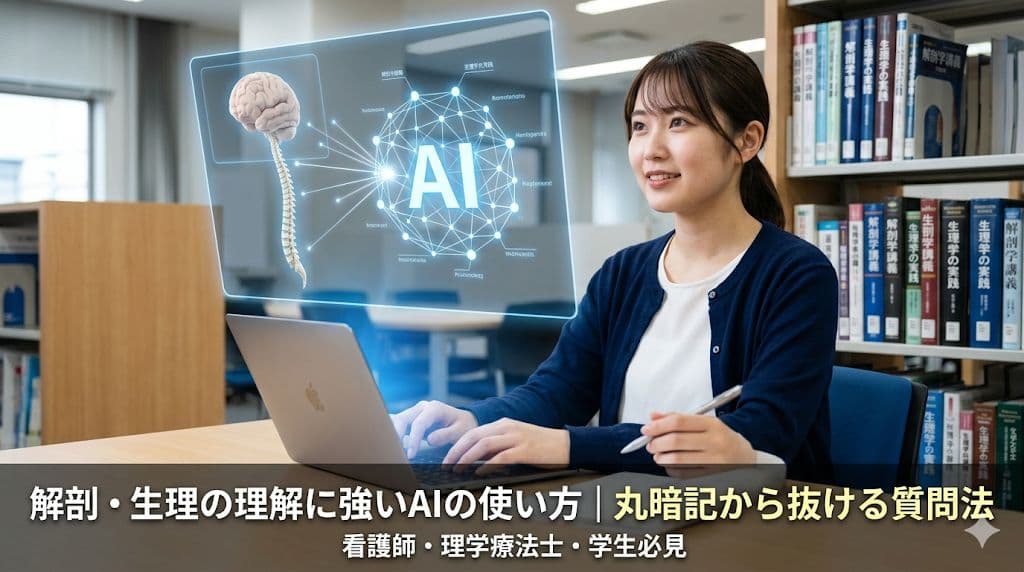 解剖・生理の理解に強いAIの使い方|丸暗記から抜ける質問法