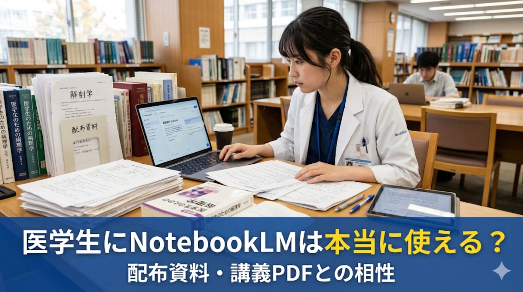 医学生にNotebookLMは本当に使える?配布資料・講義PDFとの相性