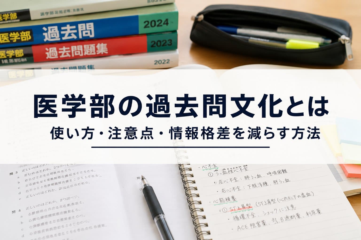 医学部の過去問文化とは|使い方・注意点・情報格差を減らす方法